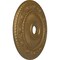 Ekena Millwork Logan Ceiling Medallion (Fits Canopies up to 6 1/8"), 24 1/4"OD x 3 7/8"ID x 2"P, Pale Gold CM24LO1PAS - alternate 4